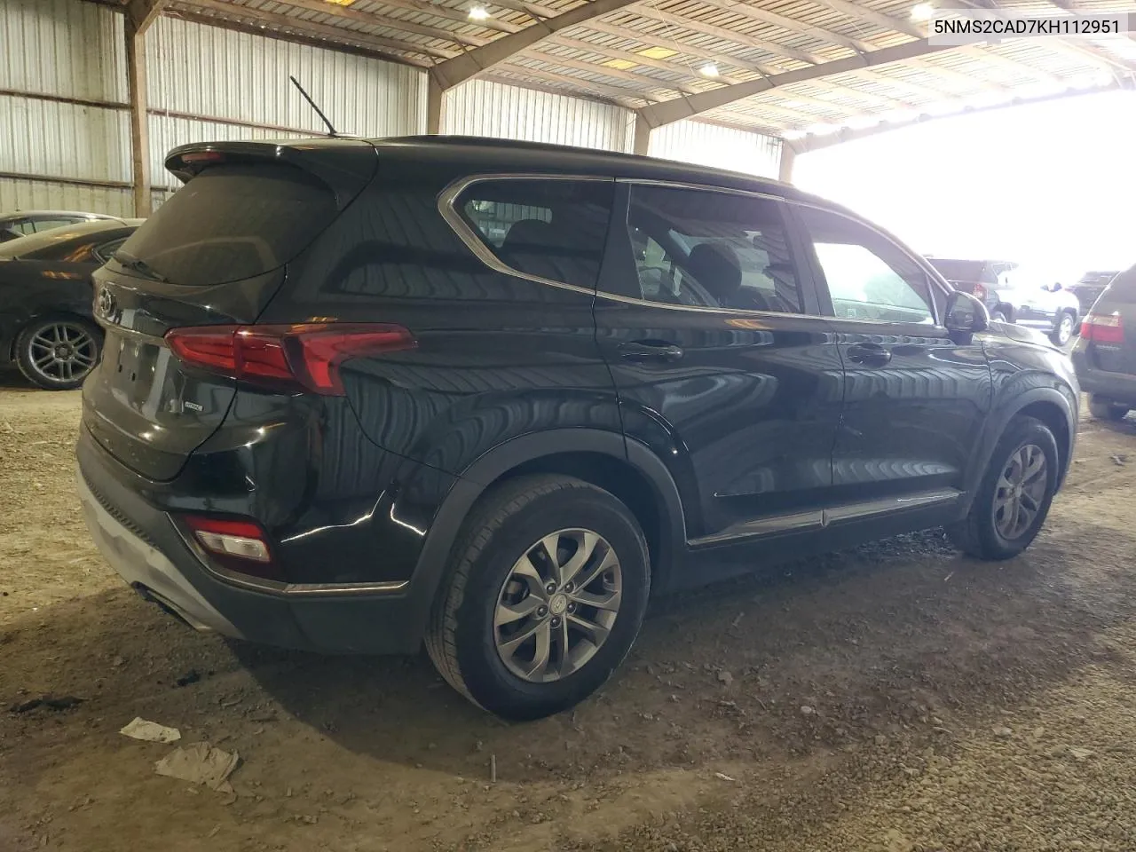 2019 Hyundai Santa Fe Se VIN: 5NMS2CAD7KH112951 Lot: 75478554