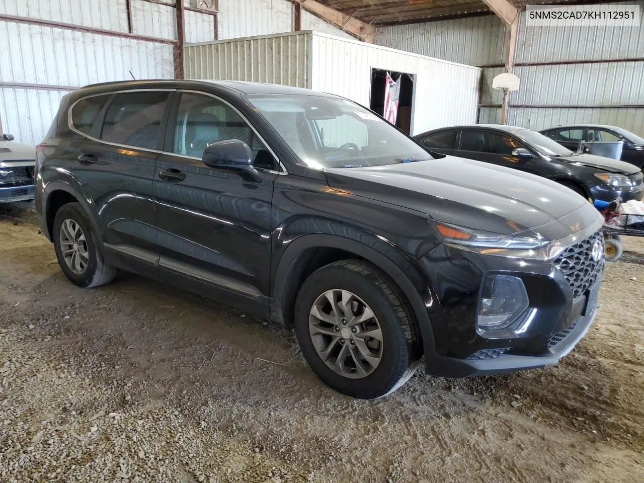 2019 Hyundai Santa Fe Se VIN: 5NMS2CAD7KH112951 Lot: 75478554