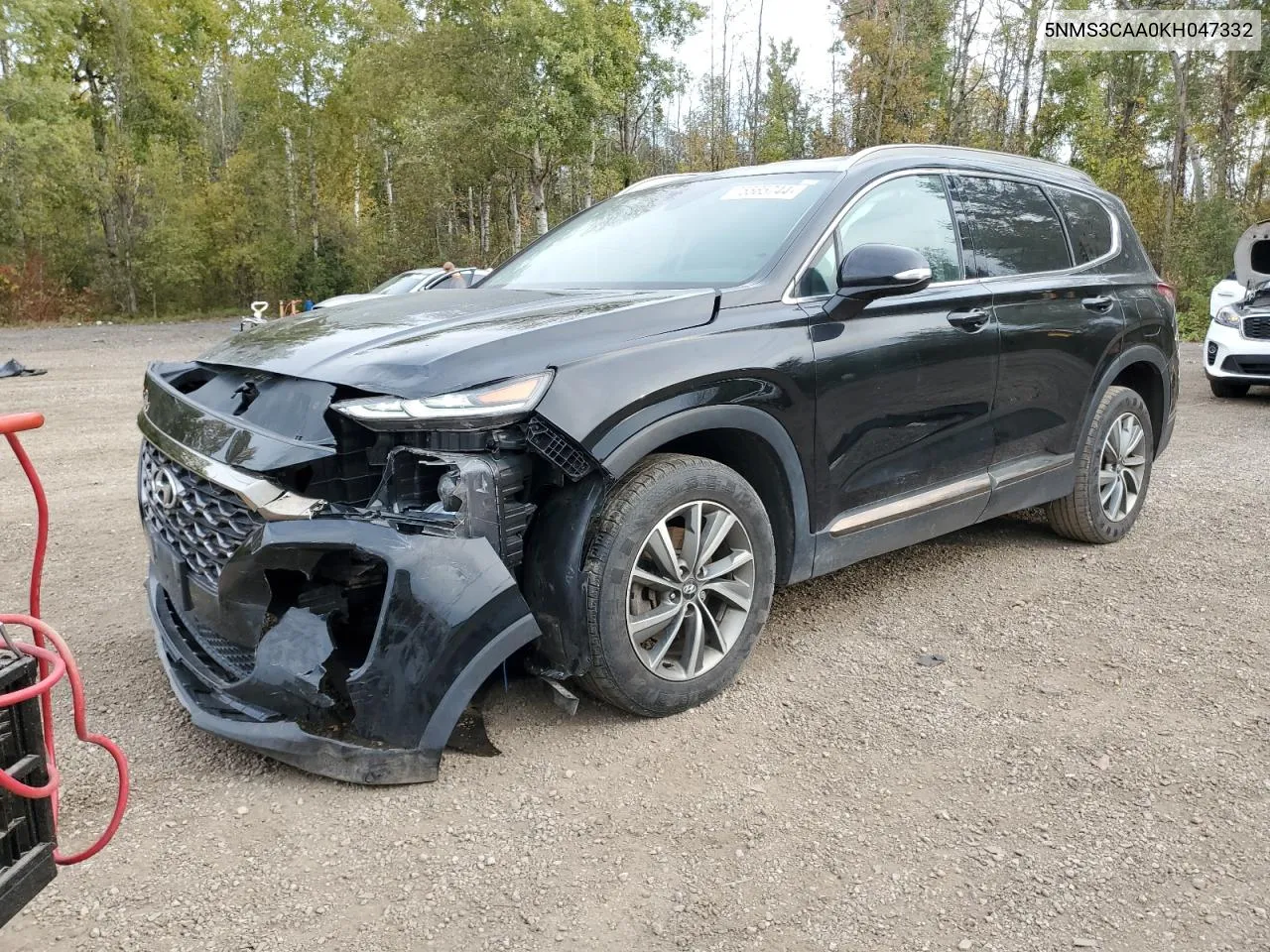 2019 Hyundai Santa Fe Sel VIN: 5NMS3CAA0KH047332 Lot: 75565744