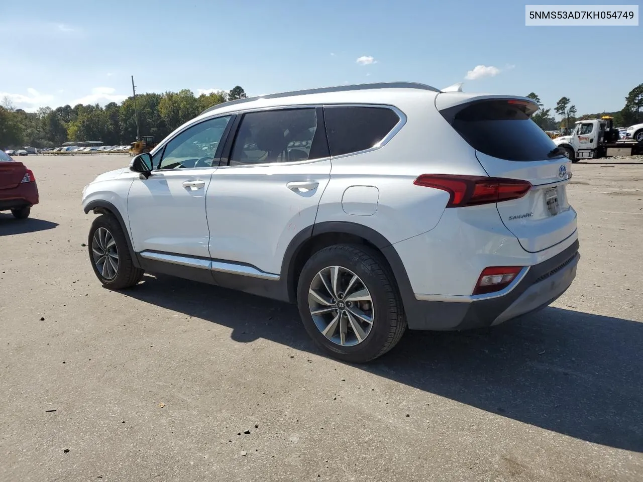 2019 Hyundai Santa Fe Limited VIN: 5NMS53AD7KH054749 Lot: 75739404