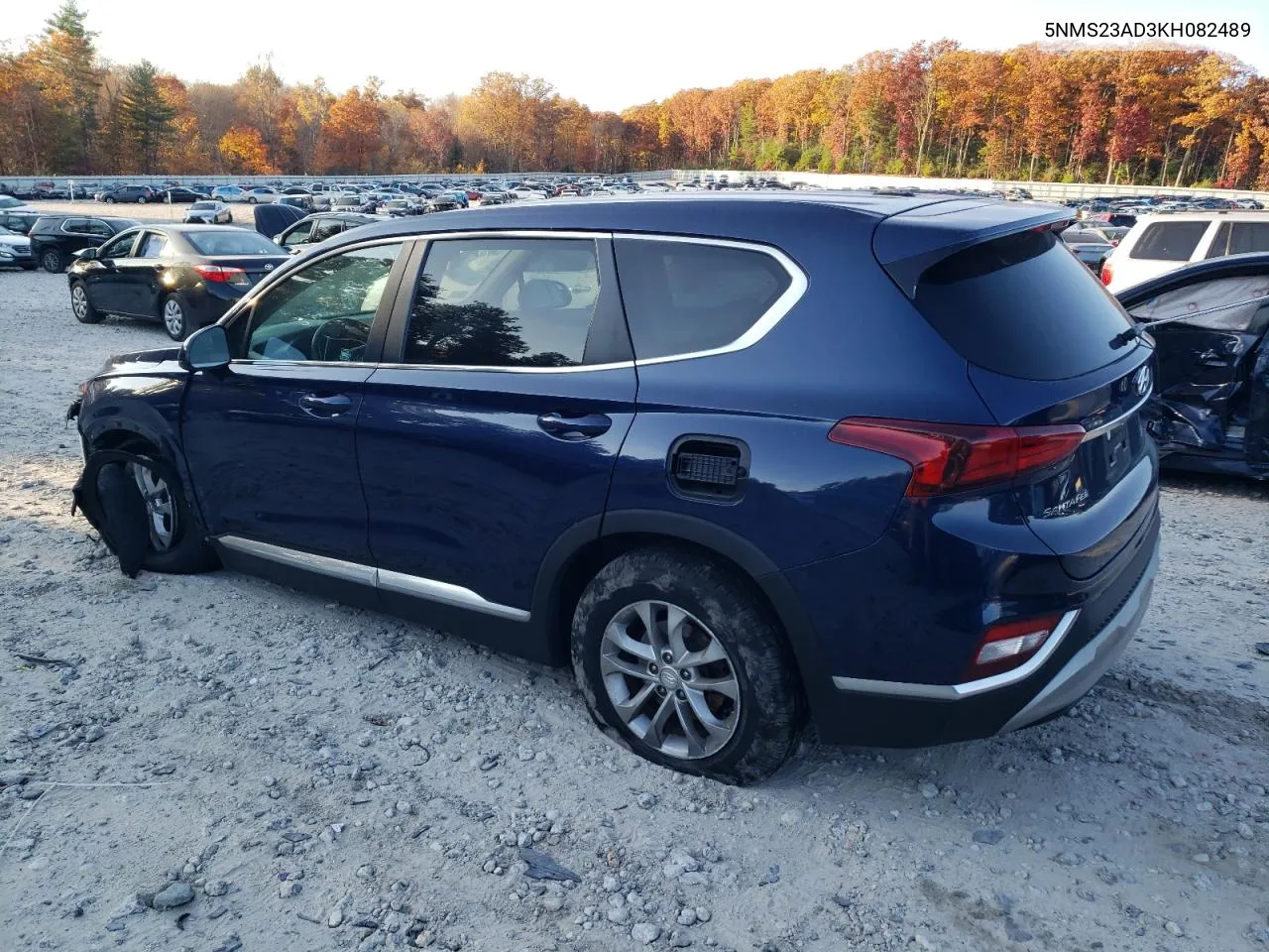 2019 Hyundai Santa Fe Se VIN: 5NMS23AD3KH082489 Lot: 75925454