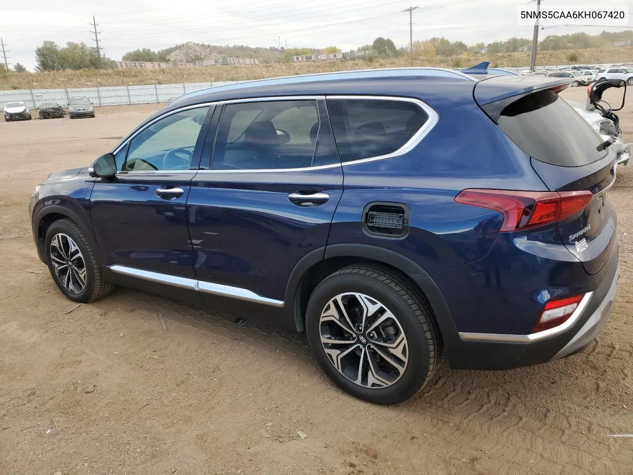 2019 Hyundai Santa Fe Limited VIN: 5NMS5CAA6KH067420 Lot: 75953224