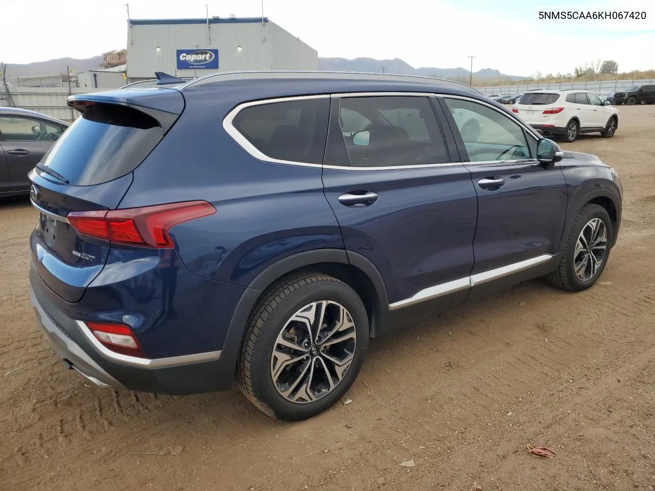 2019 Hyundai Santa Fe Limited VIN: 5NMS5CAA6KH067420 Lot: 75953224