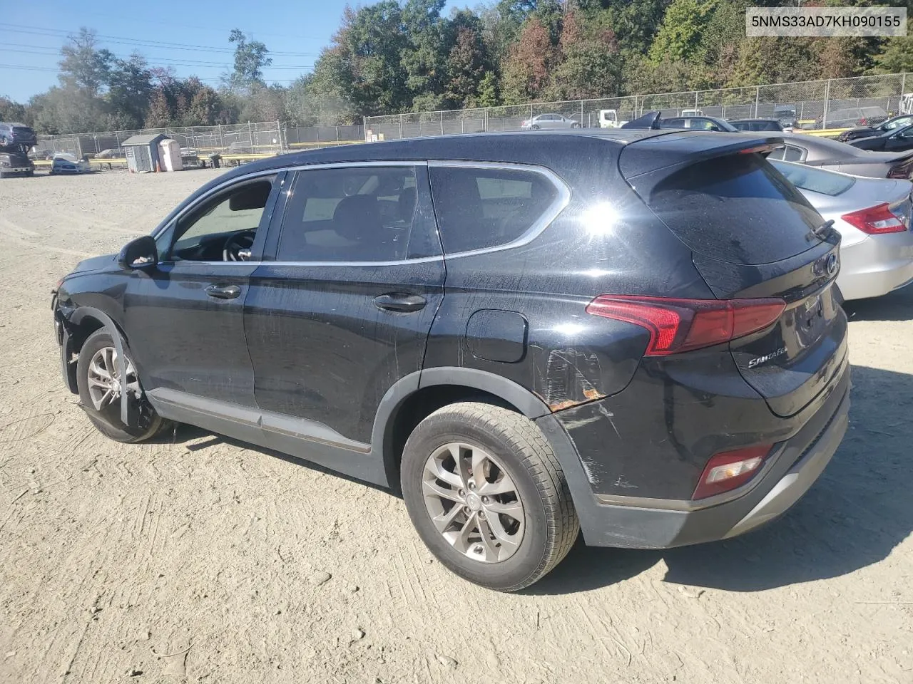 5NMS33AD7KH090155 2019 Hyundai Santa Fe Sel