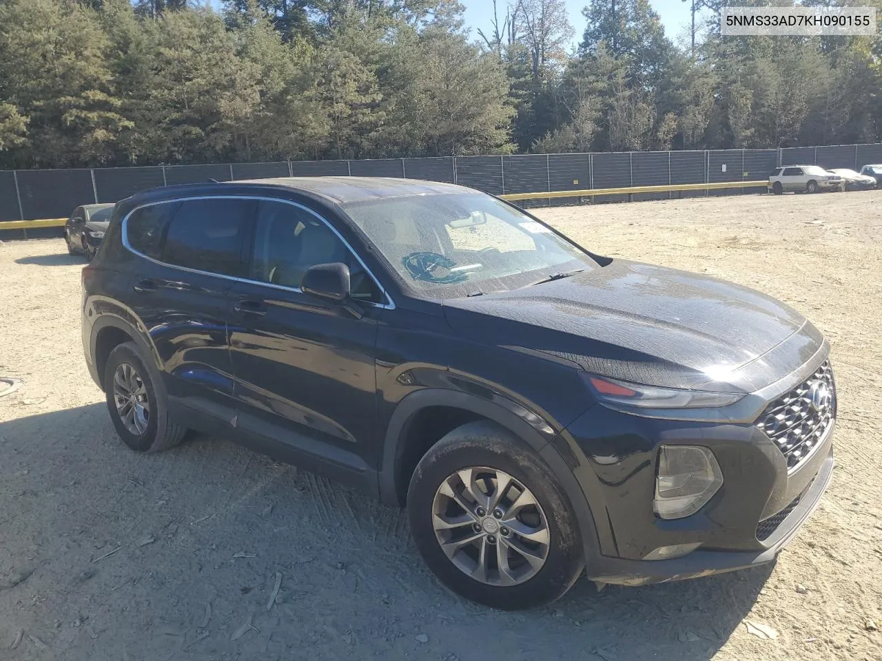 5NMS33AD7KH090155 2019 Hyundai Santa Fe Sel