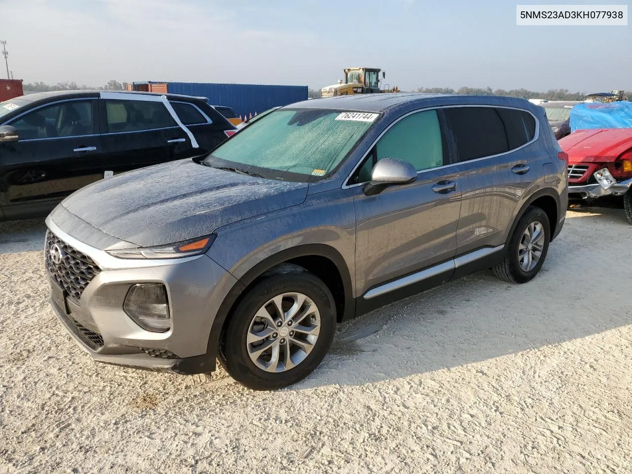 5NMS23AD3KH077938 2019 Hyundai Santa Fe Se