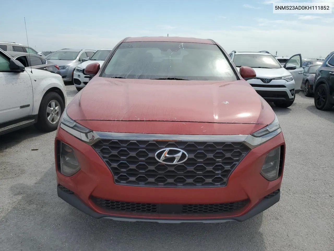 2019 Hyundai Santa Fe Se VIN: 5NMS23AD0KH111852 Lot: 76292224