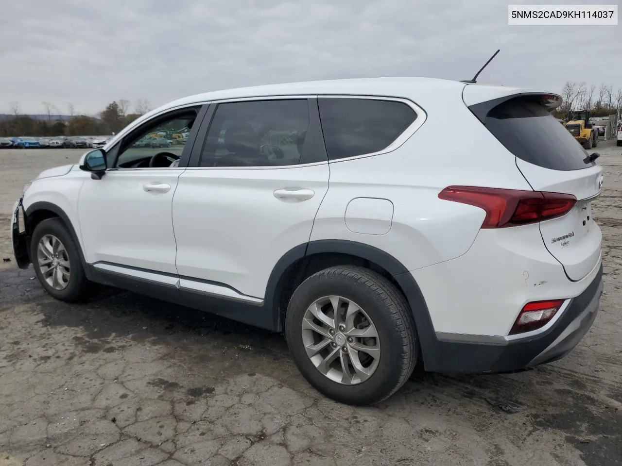 2019 Hyundai Santa Fe Se VIN: 5NMS2CAD9KH114037 Lot: 76581684