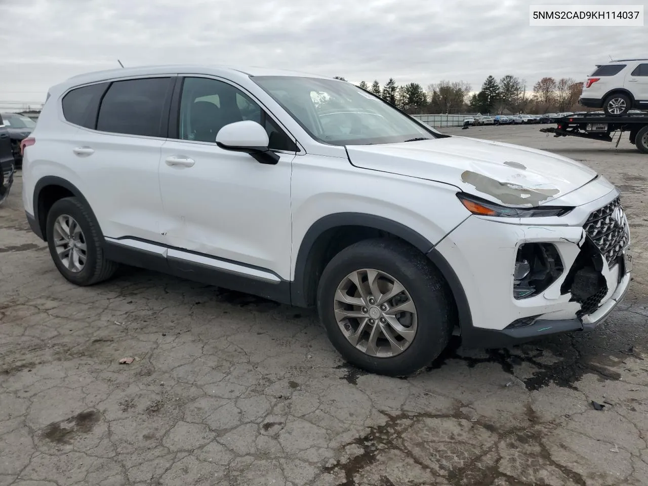 2019 Hyundai Santa Fe Se VIN: 5NMS2CAD9KH114037 Lot: 76581684