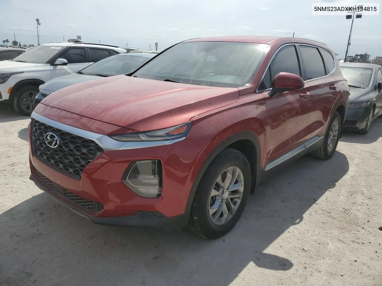 2019 Hyundai Santa Fe Se VIN: 5NMS23ADXKH134815 Lot: 76620034