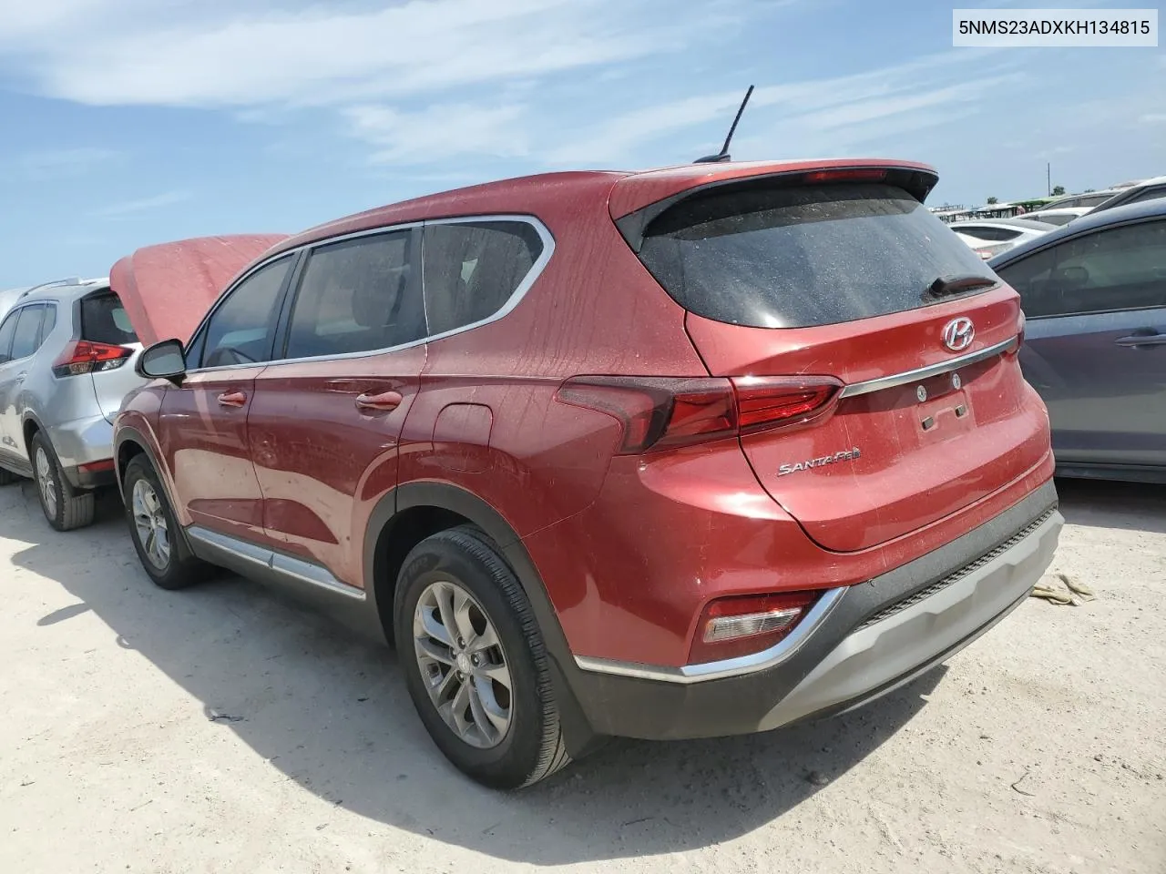 2019 Hyundai Santa Fe Se VIN: 5NMS23ADXKH134815 Lot: 76620034