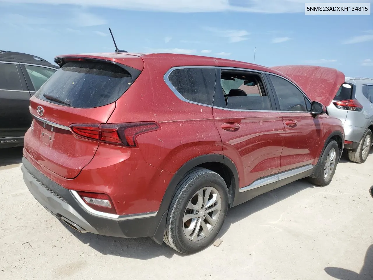 5NMS23ADXKH134815 2019 Hyundai Santa Fe Se