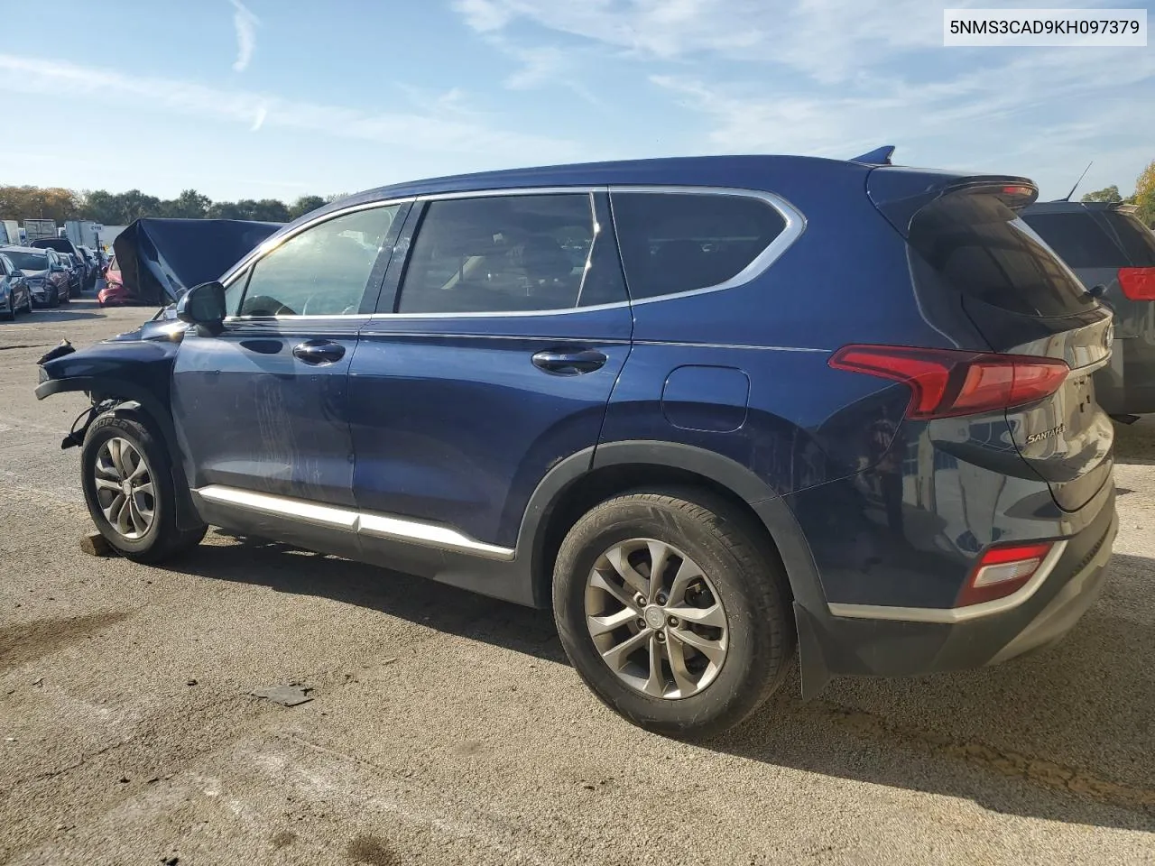 5NMS3CAD9KH097379 2019 Hyundai Santa Fe Sel