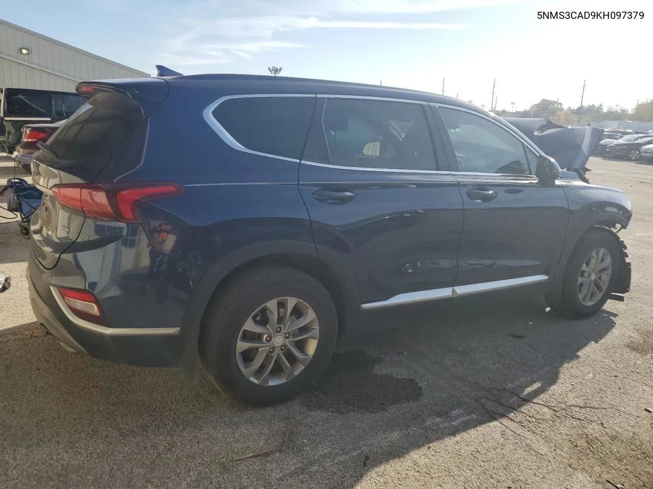 2019 Hyundai Santa Fe Sel VIN: 5NMS3CAD9KH097379 Lot: 76891754