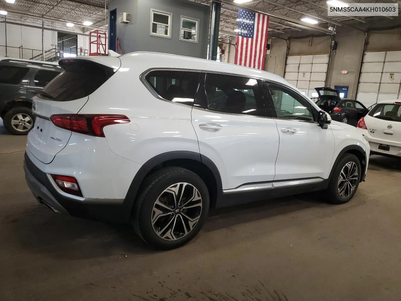 2019 Hyundai Santa Fe Limited VIN: 5NMS5CAA4KH010603 Lot: 76904804