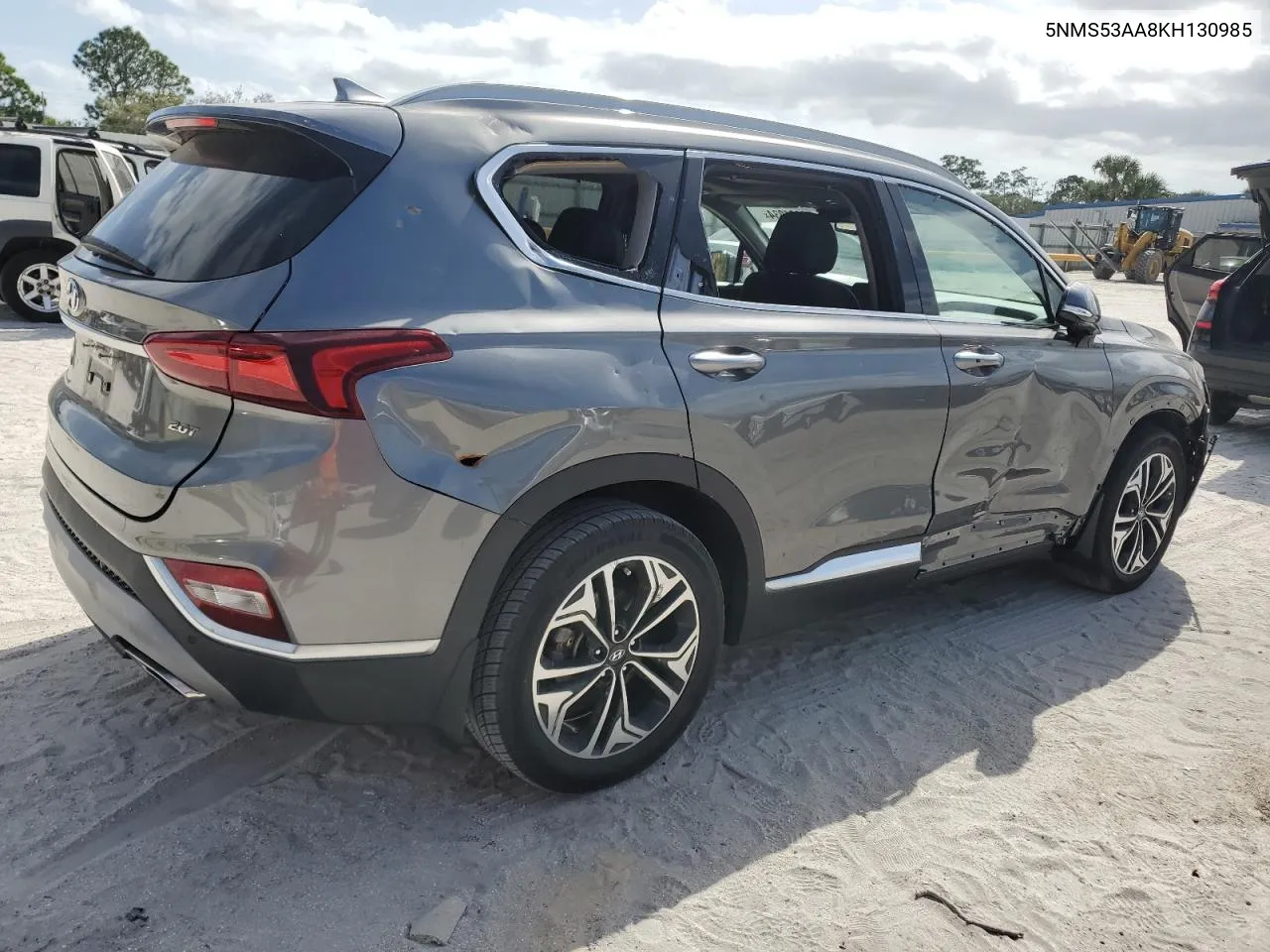 2019 Hyundai Santa Fe Limited VIN: 5NMS53AA8KH130985 Lot: 76961034