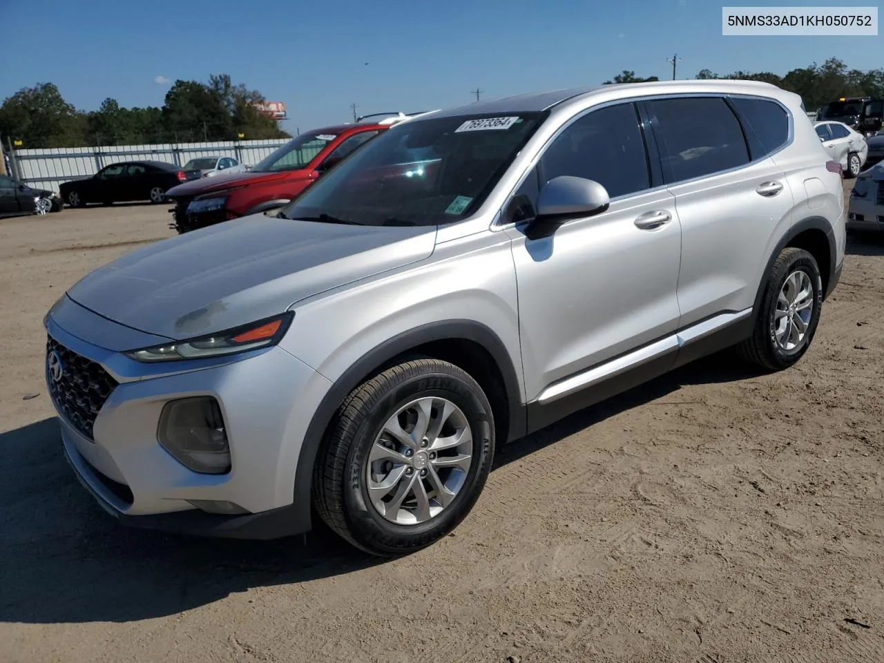 2019 Hyundai Santa Fe Sel VIN: 5NMS33AD1KH050752 Lot: 76973364