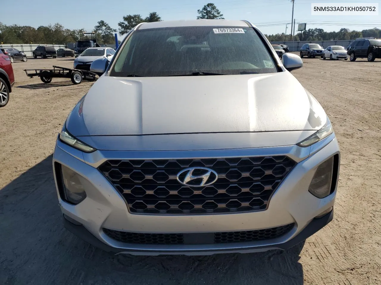 2019 Hyundai Santa Fe Sel VIN: 5NMS33AD1KH050752 Lot: 76973364