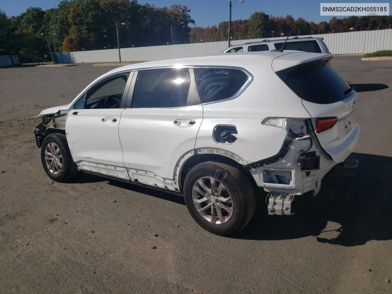 2019 Hyundai Santa Fe Se VIN: 5NMS2CAD2KH055185 Lot: 77013014