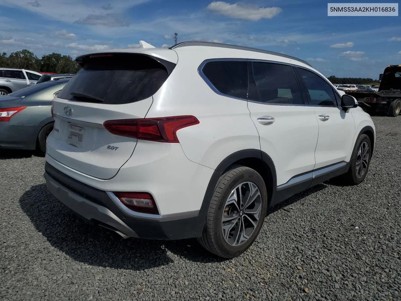 5NMS53AA2KH016836 2019 Hyundai Santa Fe Limited