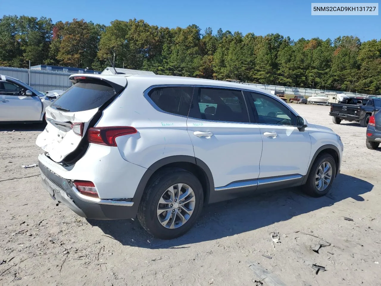 2019 Hyundai Santa Fe Se VIN: 5NMS2CAD9KH131727 Lot: 77491064