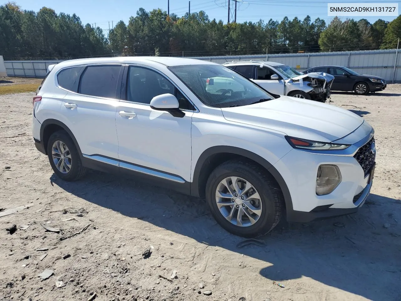 2019 Hyundai Santa Fe Se VIN: 5NMS2CAD9KH131727 Lot: 77491064