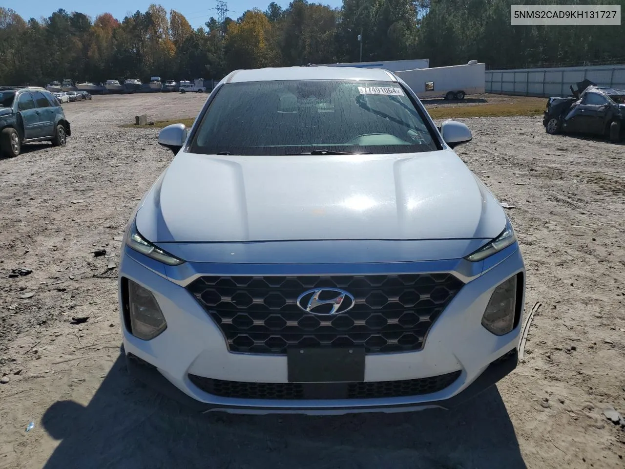 2019 Hyundai Santa Fe Se VIN: 5NMS2CAD9KH131727 Lot: 77491064