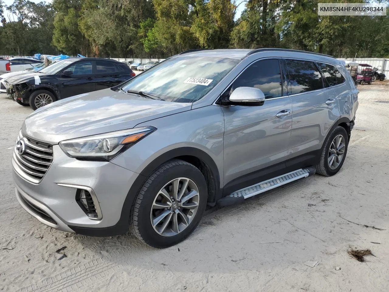 2019 Hyundai Santa Fe Xl Se VIN: KM8SN4HF4KU298344 Lot: 77523404