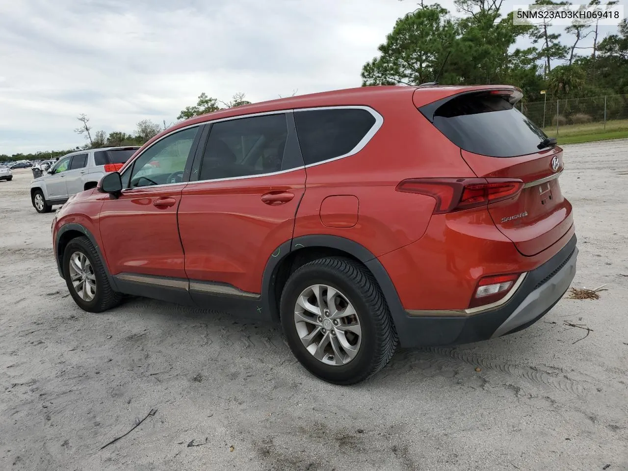 2019 Hyundai Santa Fe Se VIN: 5NMS23AD3KH069418 Lot: 77622174