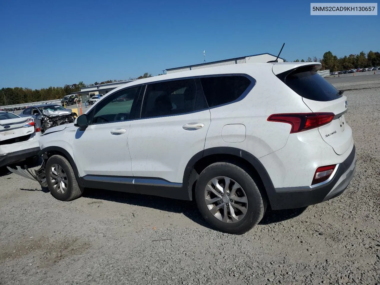 2019 Hyundai Santa Fe Se VIN: 5NMS2CAD9KH130657 Lot: 77729884