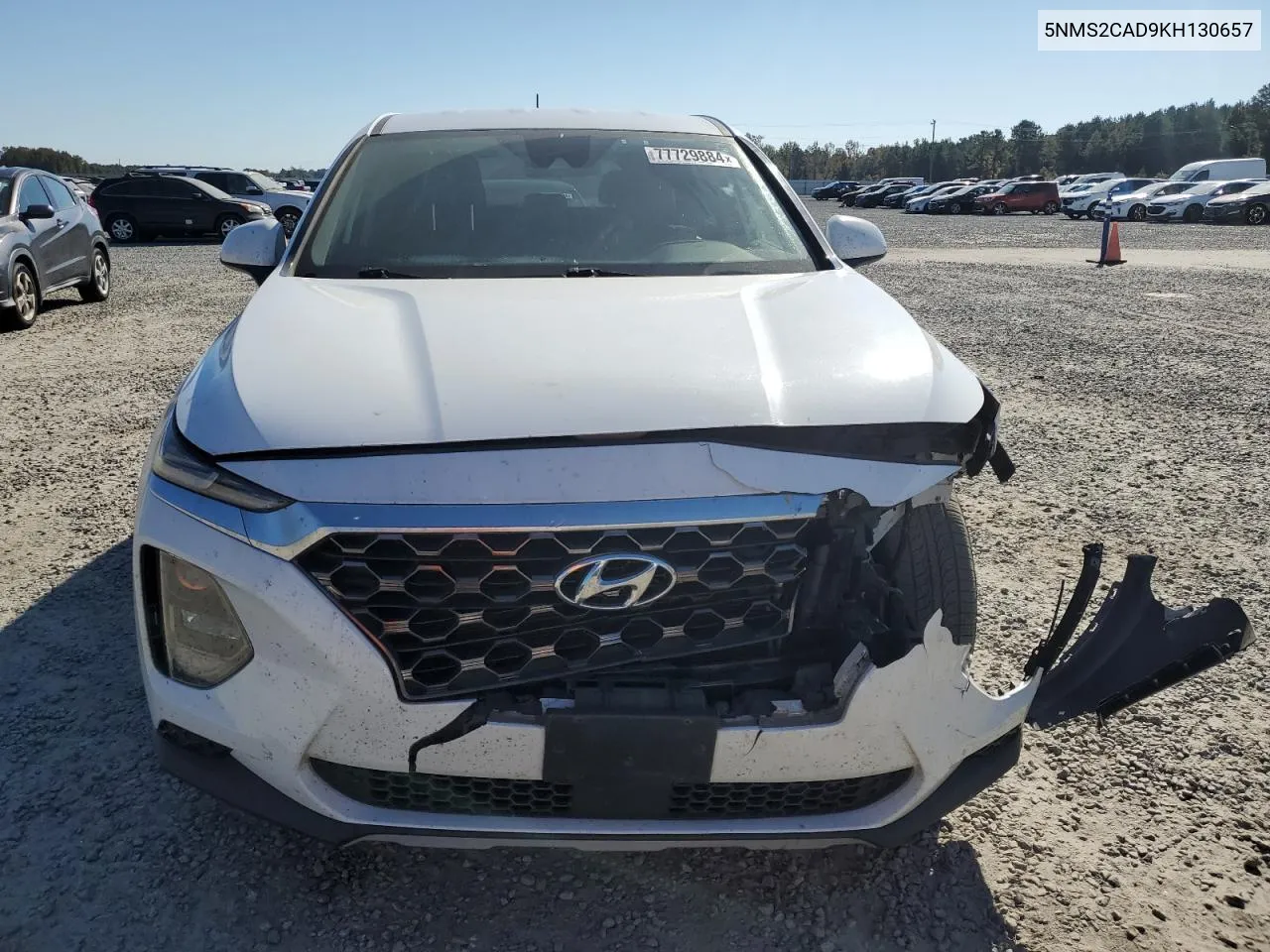 2019 Hyundai Santa Fe Se VIN: 5NMS2CAD9KH130657 Lot: 77729884