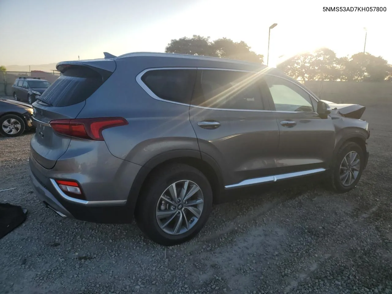 2019 Hyundai Santa Fe Limited VIN: 5NMS53AD7KH057800 Lot: 77912964