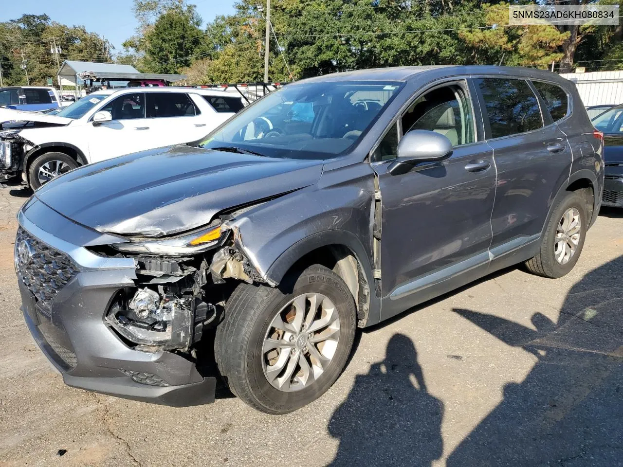 2019 Hyundai Santa Fe Se VIN: 5NMS23AD6KH080834 Lot: 78095354