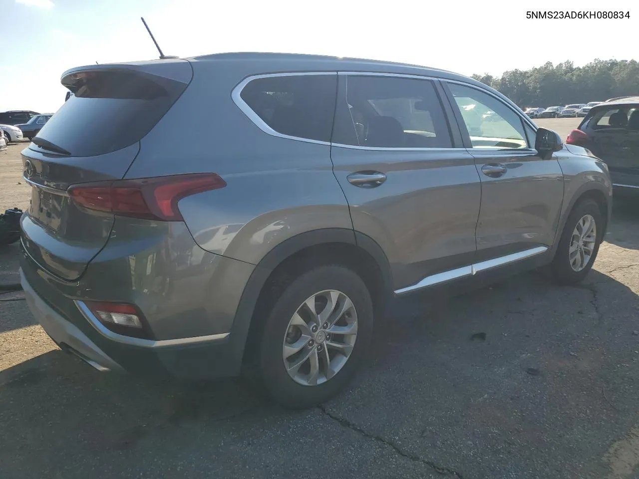 2019 Hyundai Santa Fe Se VIN: 5NMS23AD6KH080834 Lot: 78095354