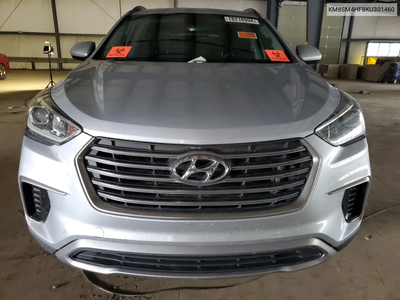 2019 Hyundai Santa Fe Xl Se VIN: KM8SM4HF8KU301460 Lot: 78218994