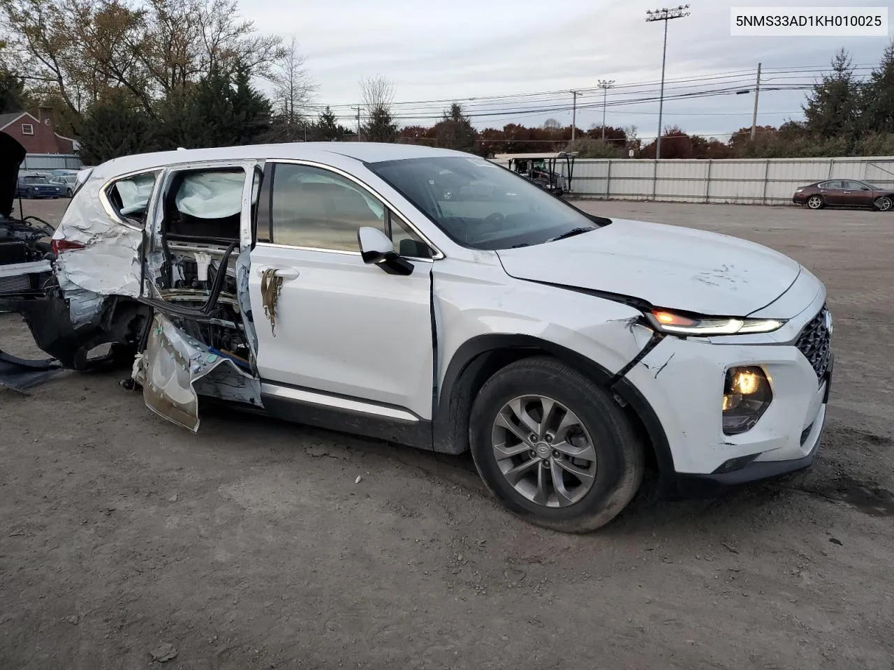 2019 Hyundai Santa Fe Sel VIN: 5NMS33AD1KH010025 Lot: 78810394