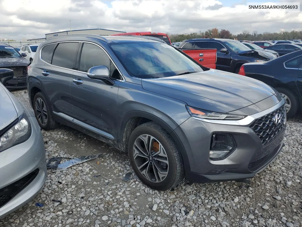 2019 Hyundai Santa Fe Limited VIN: 5NMS53AA9KH054693 Lot: 78929674