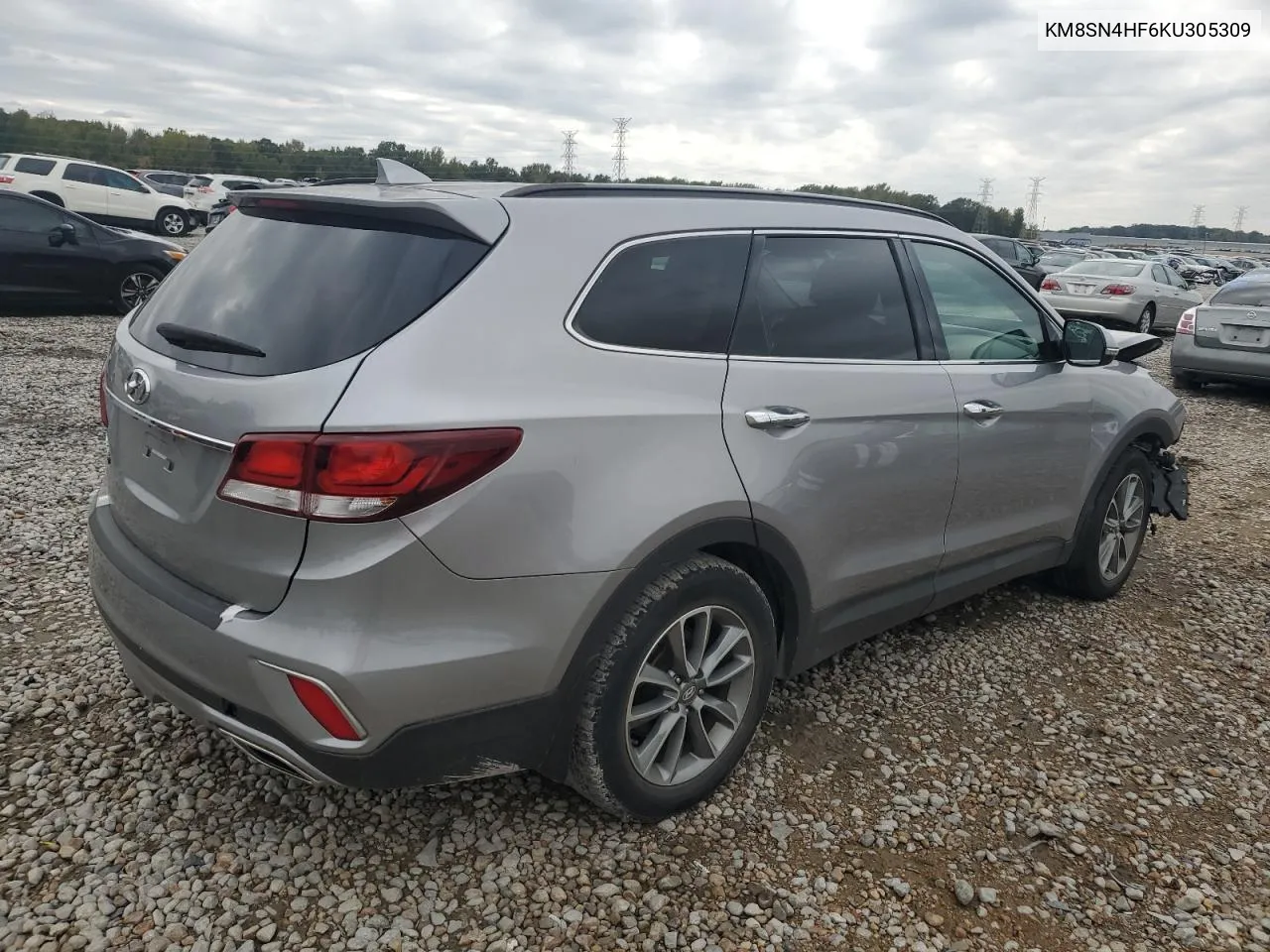 2019 Hyundai Santa Fe Xl Se VIN: KM8SN4HF6KU305309 Lot: 78961554