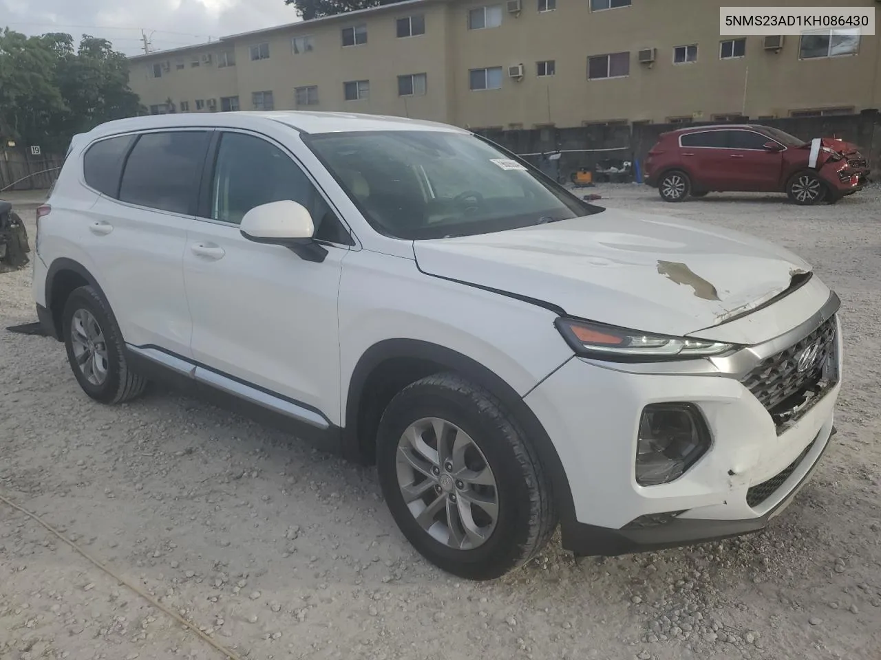 2019 Hyundai Santa Fe Se VIN: 5NMS23AD1KH086430 Lot: 79609884