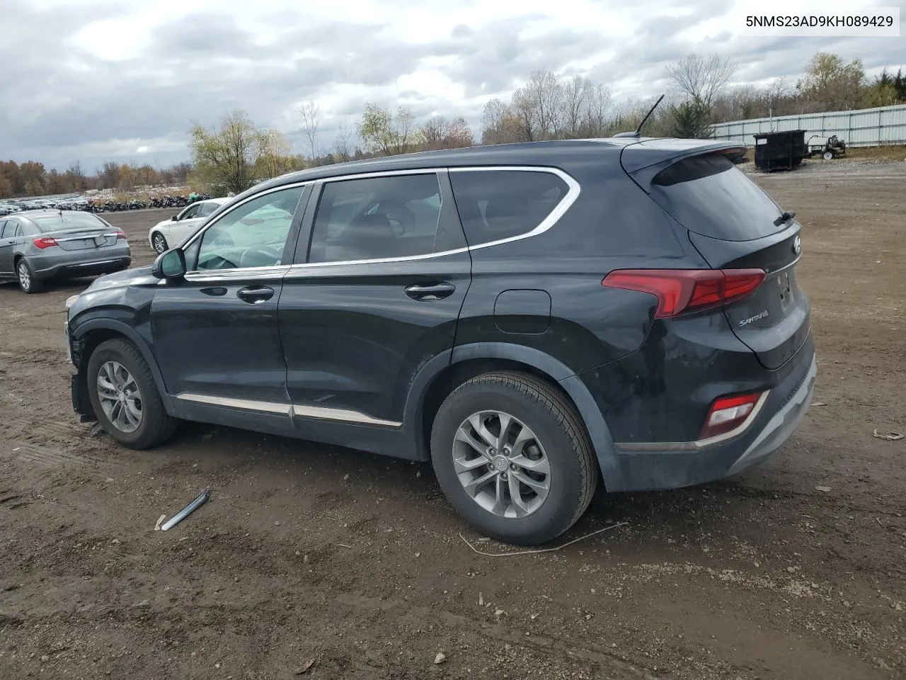 2019 Hyundai Santa Fe Se VIN: 5NMS23AD9KH089429 Lot: 79611184