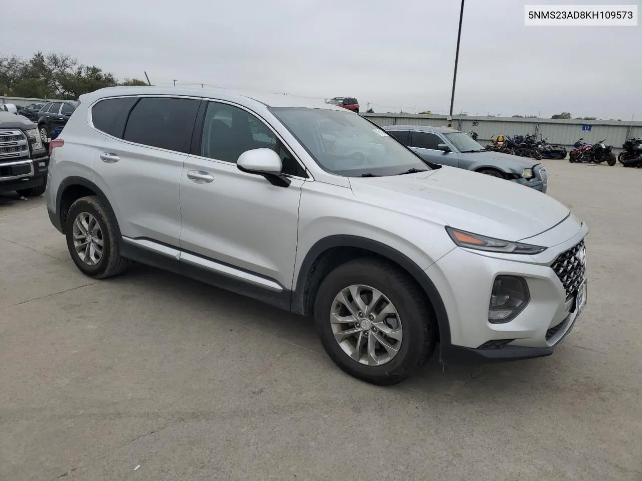 2019 Hyundai Santa Fe Se VIN: 5NMS23AD8KH109573 Lot: 79840934