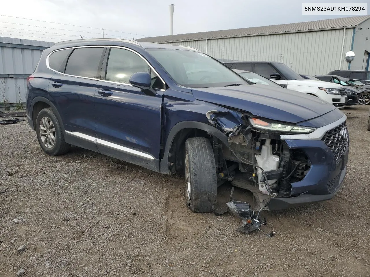 2019 Hyundai Santa Fe Se VIN: 5NMS23AD1KH078294 Lot: 79903904