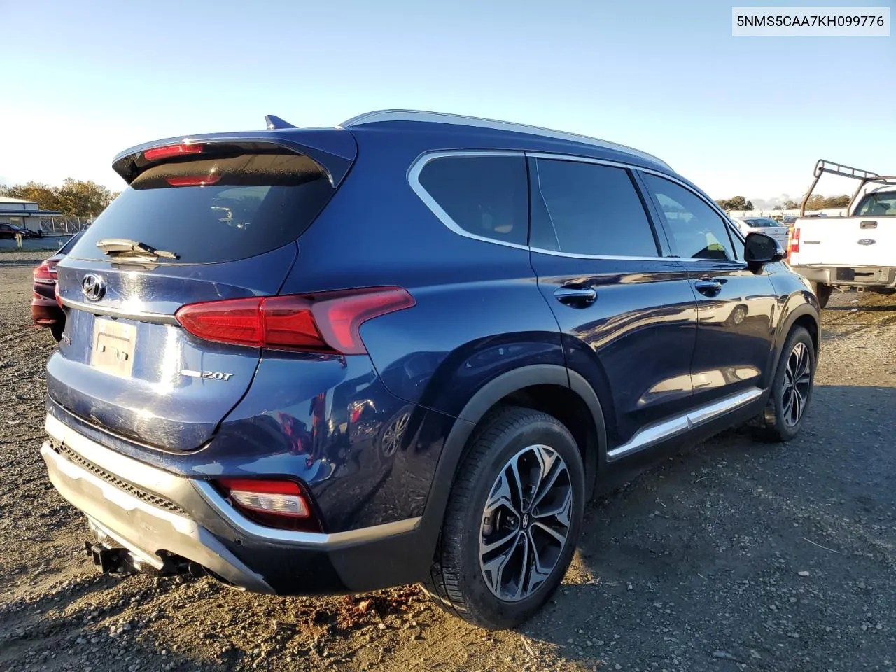 2019 Hyundai Santa Fe Limited VIN: 5NMS5CAA7KH099776 Lot: 79955414