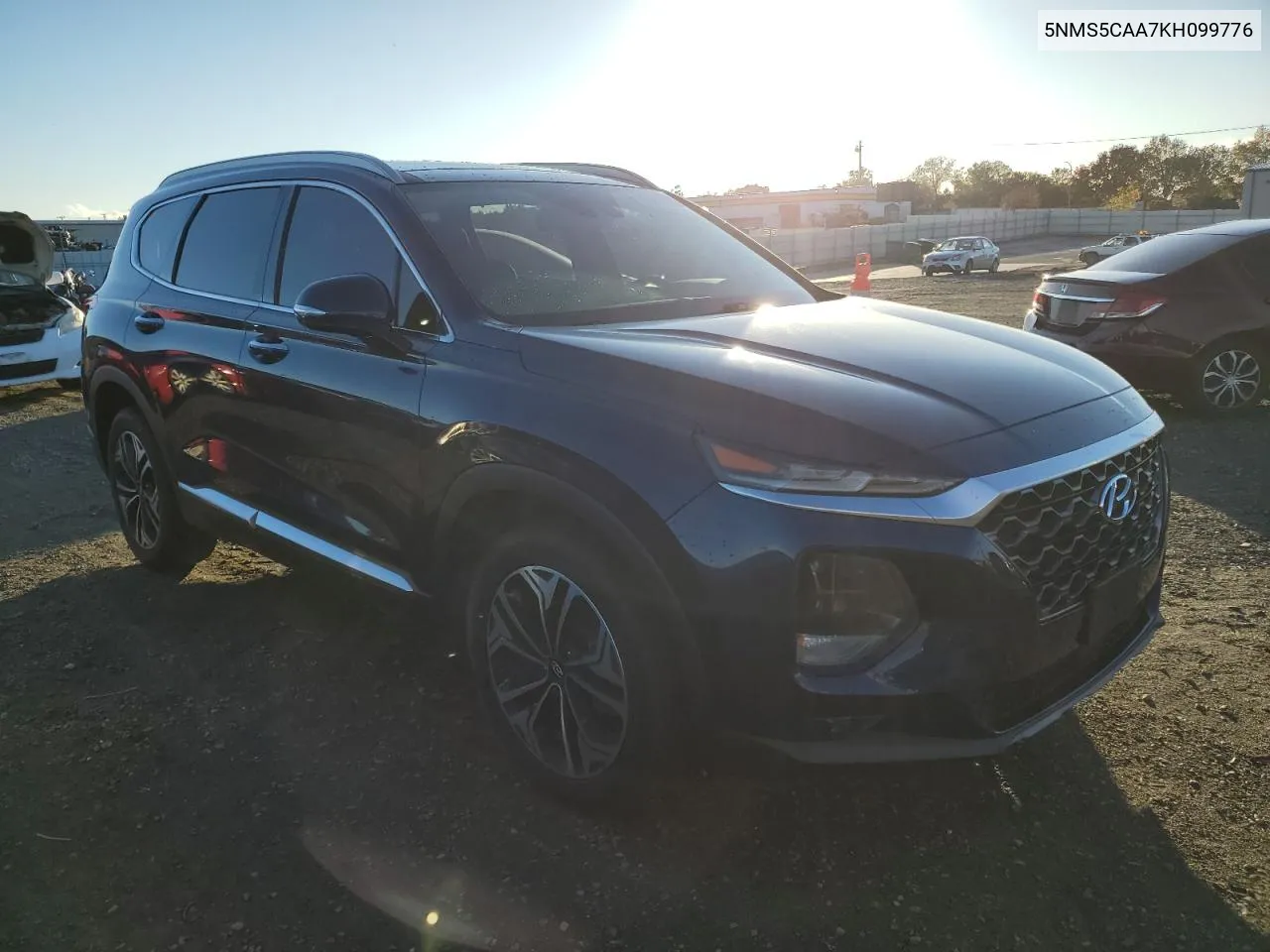 2019 Hyundai Santa Fe Limited VIN: 5NMS5CAA7KH099776 Lot: 79955414