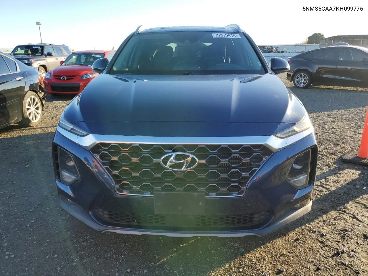 2019 Hyundai Santa Fe Limited VIN: 5NMS5CAA7KH099776 Lot: 79955414