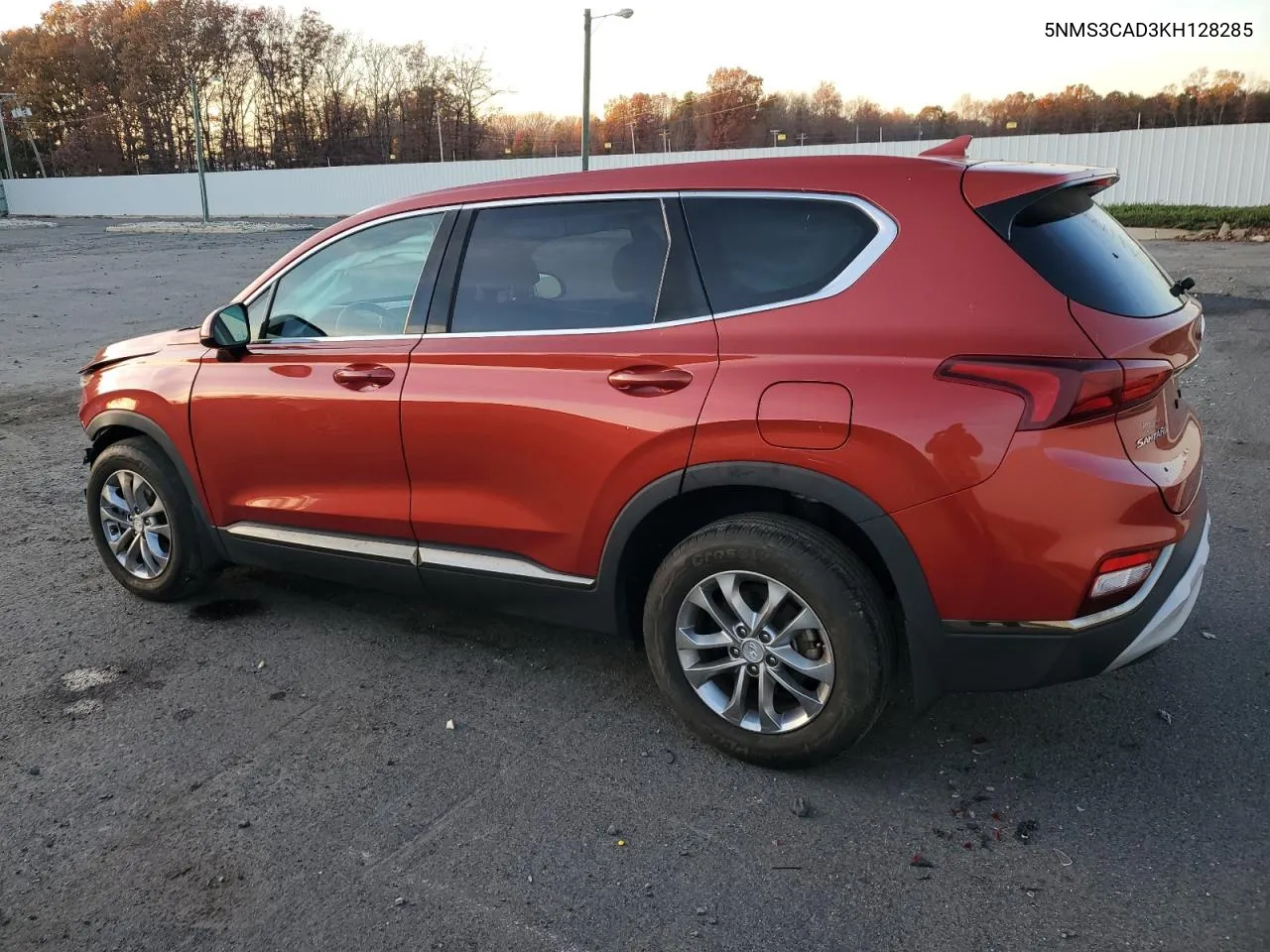 2019 Hyundai Santa Fe Sel VIN: 5NMS3CAD3KH128285 Lot: 80782864