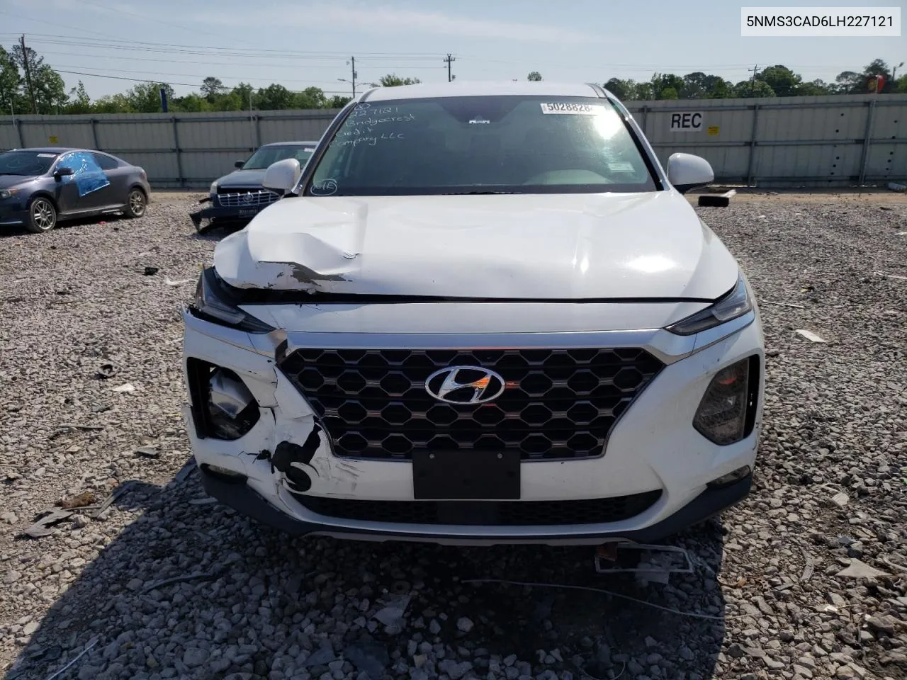 2020 Hyundai Santa Fe Sel VIN: 5NMS3CAD6LH227121 Lot: 50288284