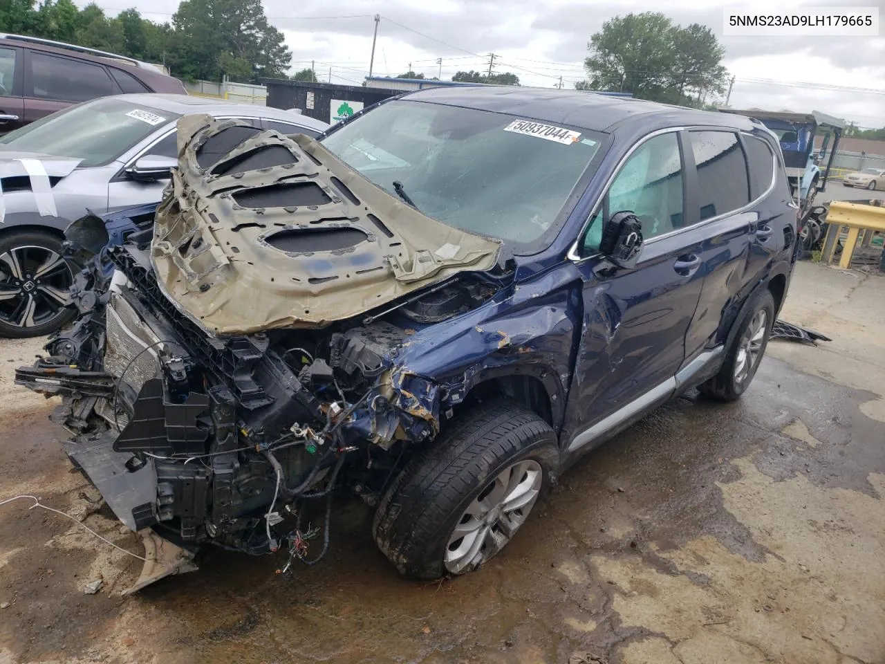 5NMS23AD9LH179665 2020 Hyundai Santa Fe Se