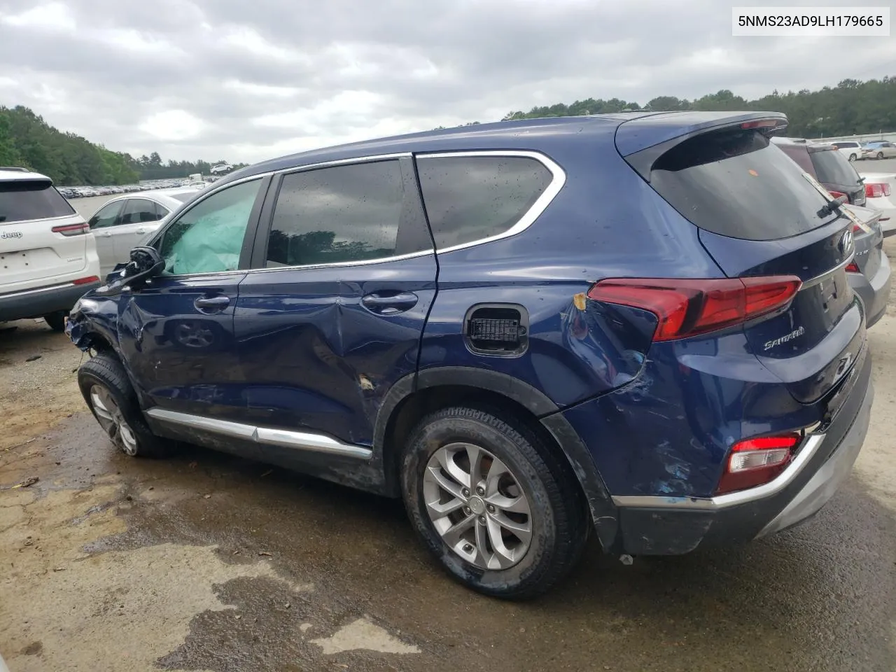 5NMS23AD9LH179665 2020 Hyundai Santa Fe Se