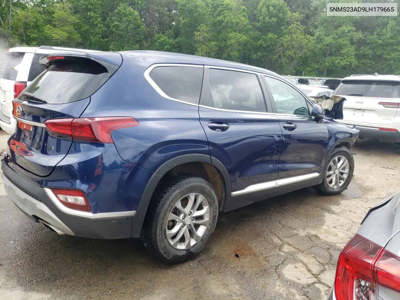 2020 Hyundai Santa Fe Se VIN: 5NMS23AD9LH179665 Lot: 50937044